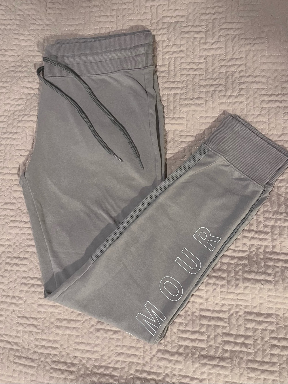 Under Armour Light Gray Logo Joggers